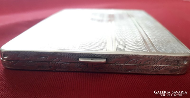 Antique silver cigarette case