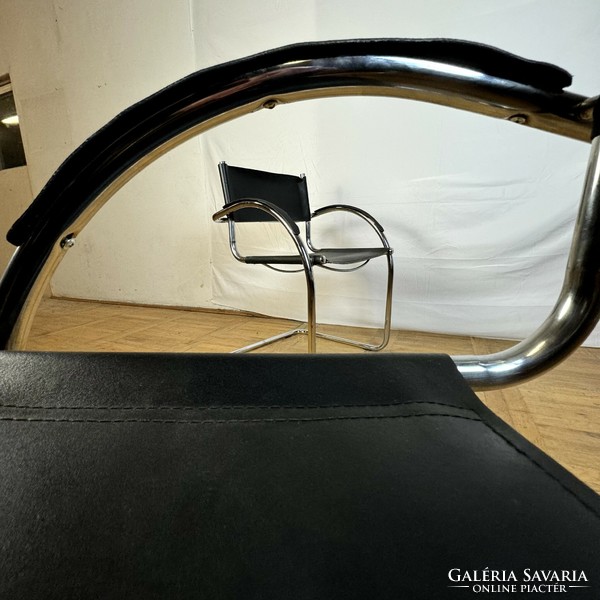 Bauhaus armchair with chrome frame [price/piece]