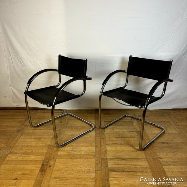 Bauhaus armchair with chrome frame [price/piece]