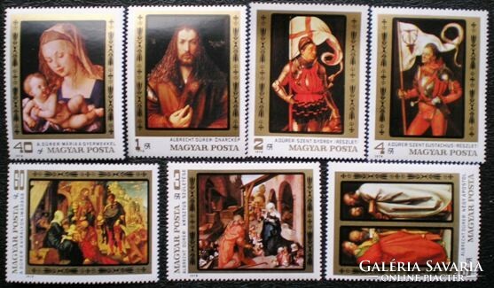 S3301-7 / 1979 Festmények - Albrecht Dürer bélyegsor postatiszta