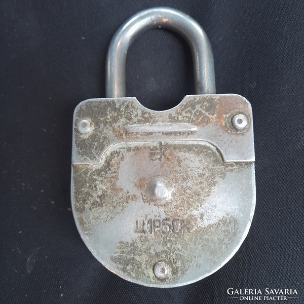 Antique padlock with number lock