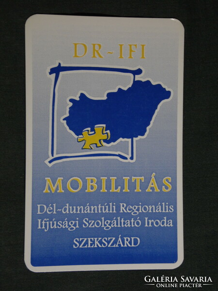 Kártyanaptár, DR IFI Mobilitás ifjúsági szolgáltató iroda, Szekszárd, 2002, (6)