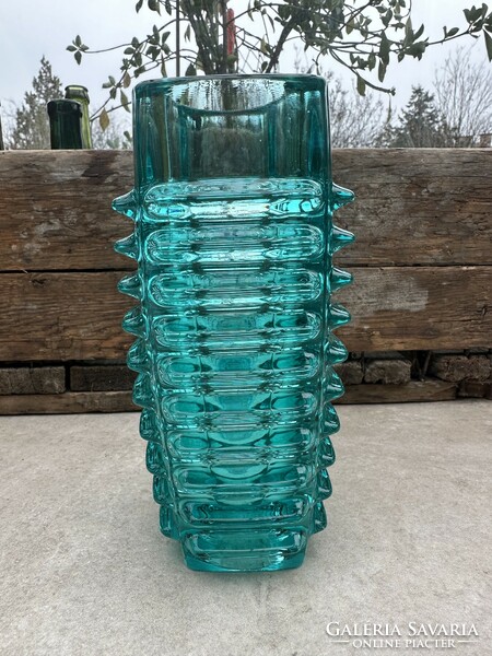 Czech glass vase - sklo union frantisek vizner