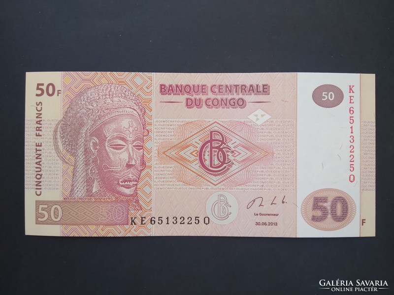 Kongó 50 Francs 2013 UNC-