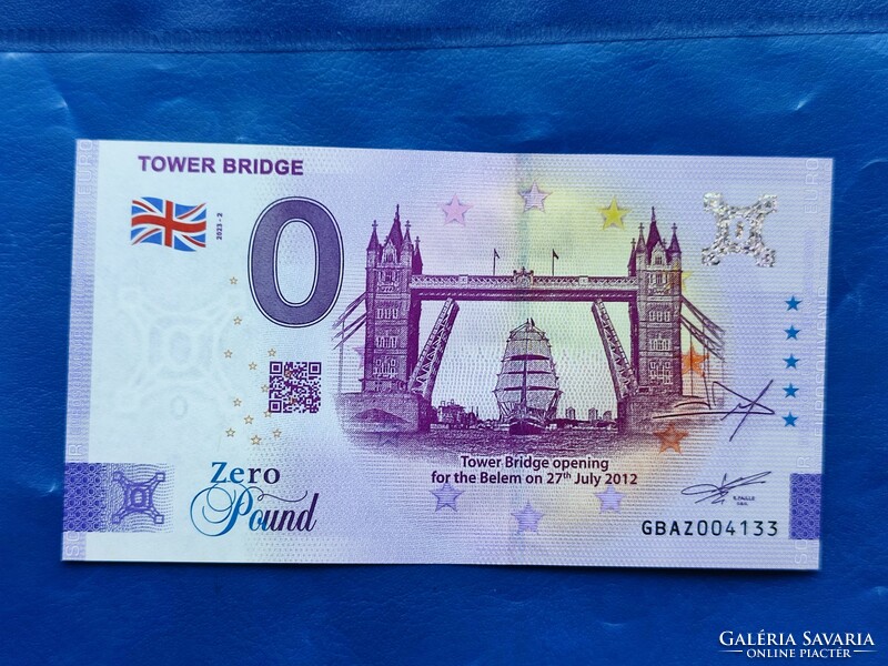 Great Britain / English 0 pounds / zero pound 2023 tower ship! Rare commemorative coin! Ouch!