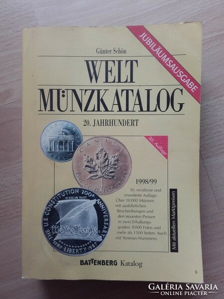 Weltmünzkatalog - a catalog of all the world's coins from 1900 to 1998, photos, prices, material, etc ...