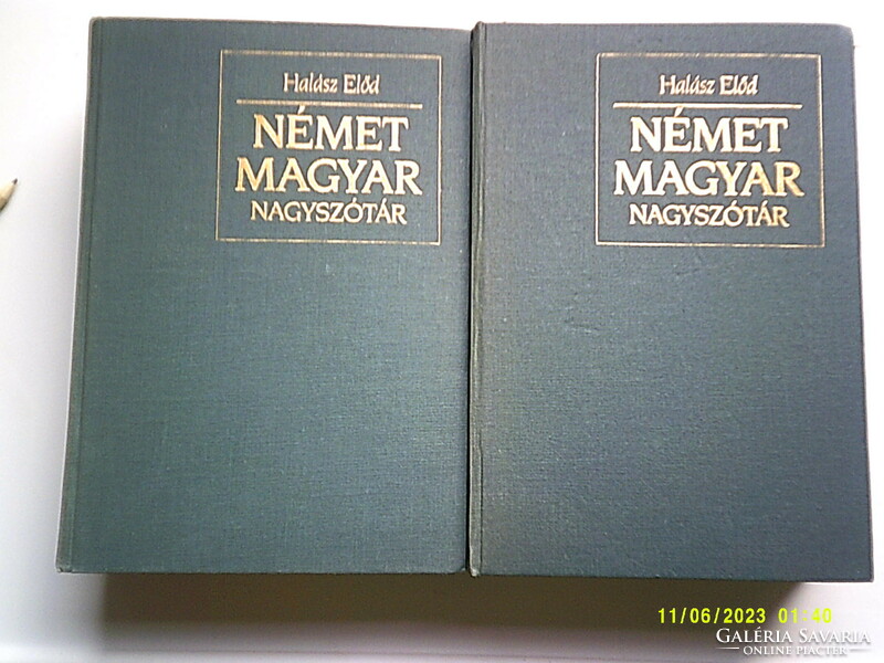 German-Hungarian academic dictionary i-ii. (Predecessor Halász, 1992)