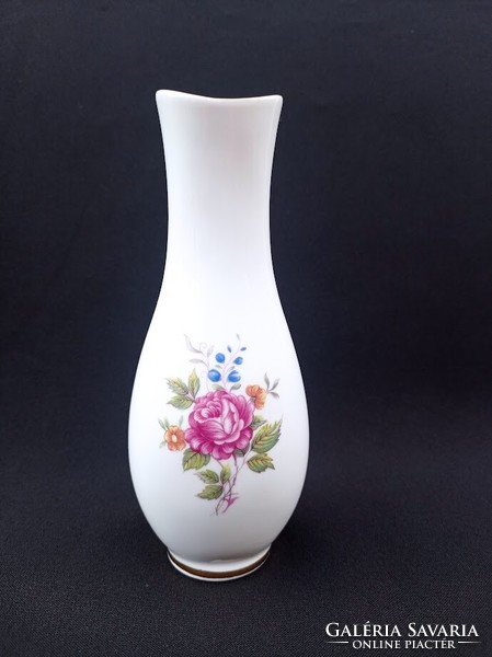 Hollóház porcelain dawn pattern vase