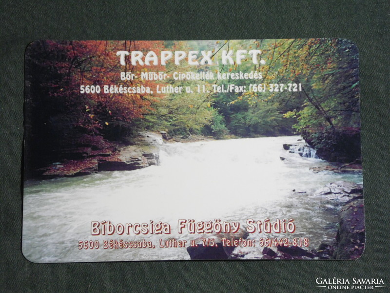 Card calendar, trappex kft., Leather and artificial leather shoe accessories trading, Békéscsaba, 2002, (6)