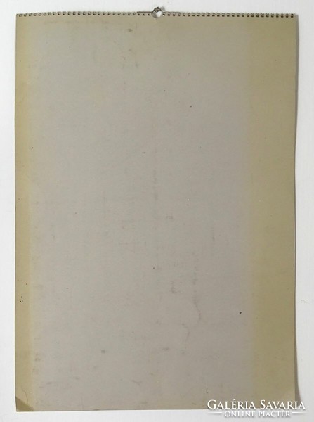 1Q299 Saxon endre: calendar 1983 68 x 48 cm
