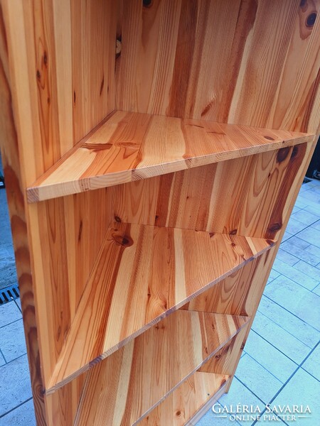 For sale is a tall pine corner shelf furniture in like new condition, it is completely made of wood.