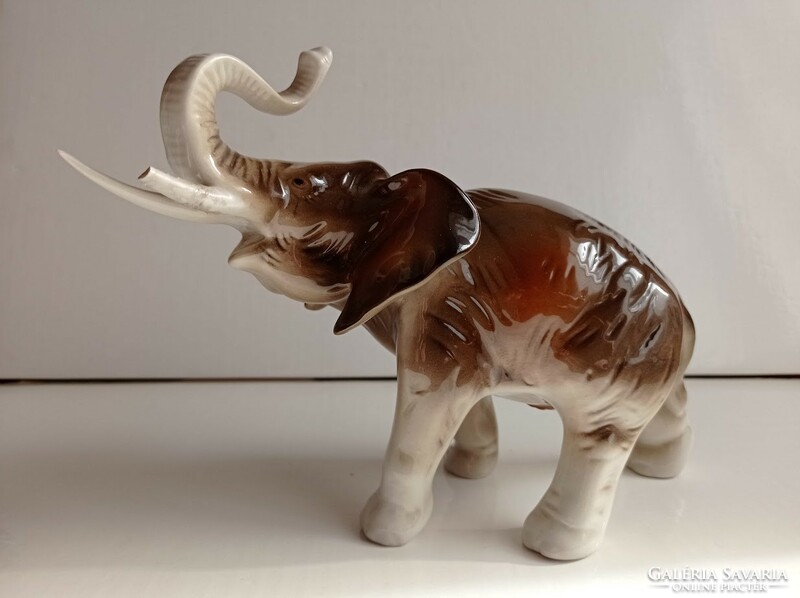 Royal dux porcelain elephant