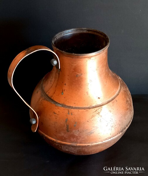 Hatalmas kézzel készített bronz váza kaspó ALKUDHATÓ  Art deco design