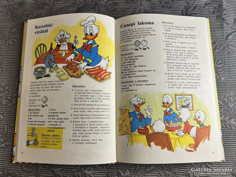 DISNEY Donald Kacsa szakácskönyve 1990