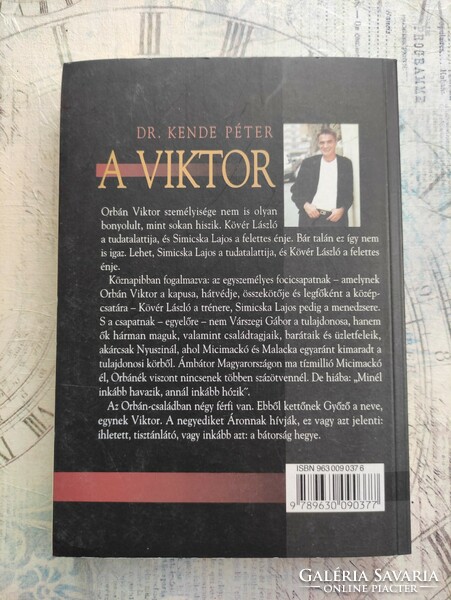 Dr. péter Kende: a copy dedicated by viktor, the writer. From the legacy of photographer G. 