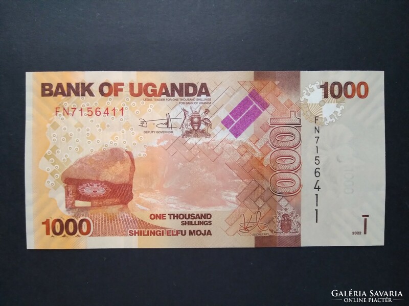 Uganda 1000 Shillings 2022 Unc
