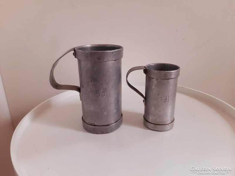 H.M.V. Metal industry aluminum measuring vessels