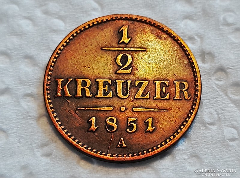 1/2 Krajcár 1851 A