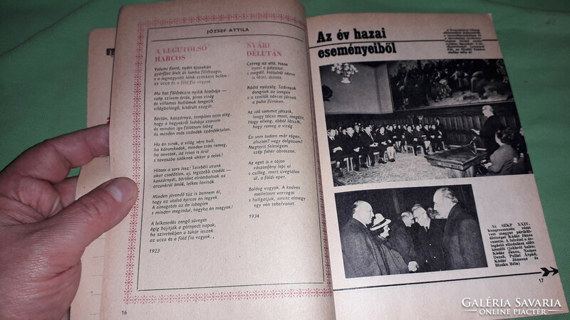 1972. Gábor Kelecsényi yearbook of women's newspaper 1972 according to the pictures