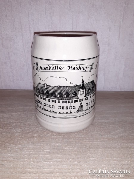 Rare, old German beer mug - maxhütte - haidhof