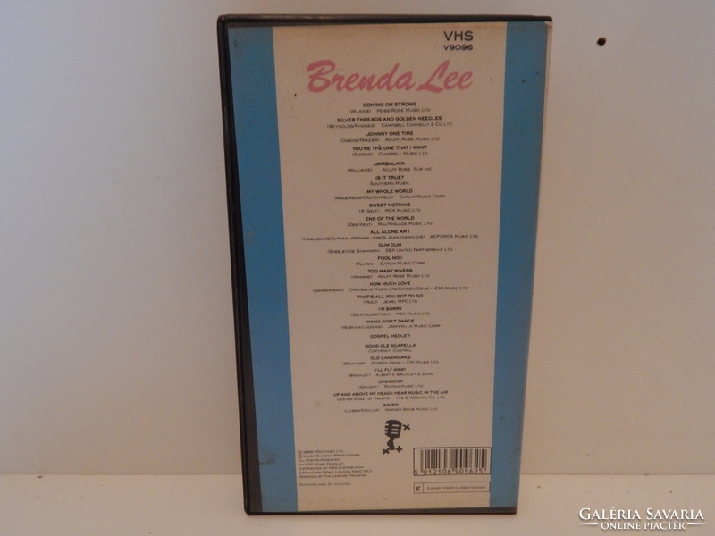 Brenda Lee Live - Zenei VHS