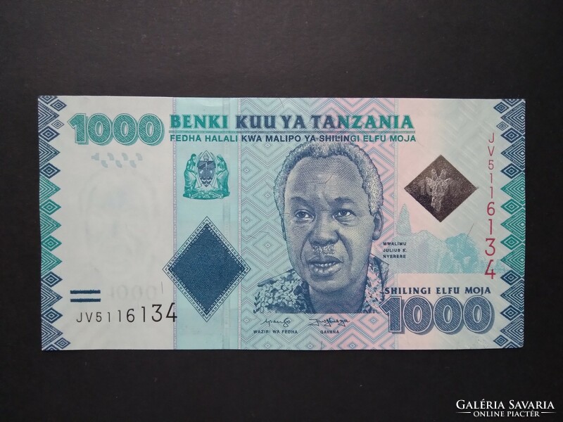 Tanzánia 1000 Shilingi 2019 Unc