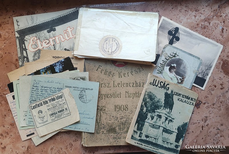 Lot of miscellaneous old paper, 1900-1946