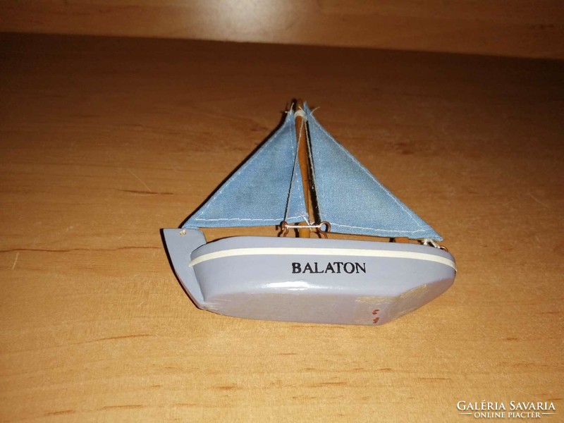 Sailboat with Balaton inscription, 10 cm (2/p)
