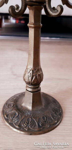 5 Branch bronze candle holder