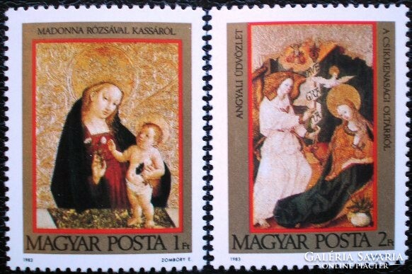 S3610-1 / 1983 Karácsony bélyegsor postatiszta