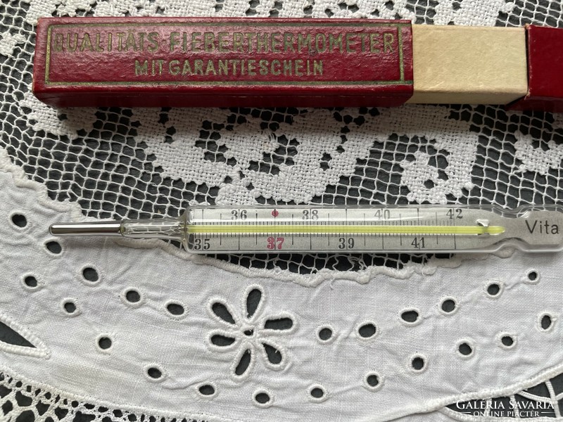 Old German mercury thermometer from Jena