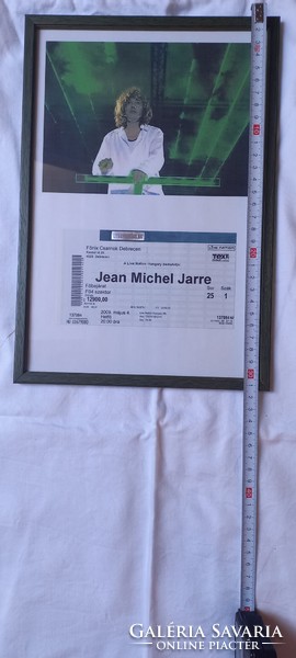 Koncertjegy Jean Michel Jarre bekeretezve