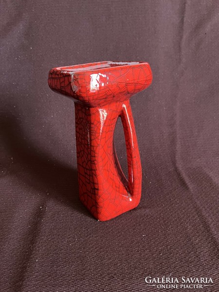 Retro king ceramic candle holder