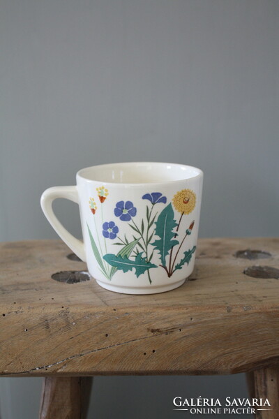 Herbal botanical German tea mug - in nice condition