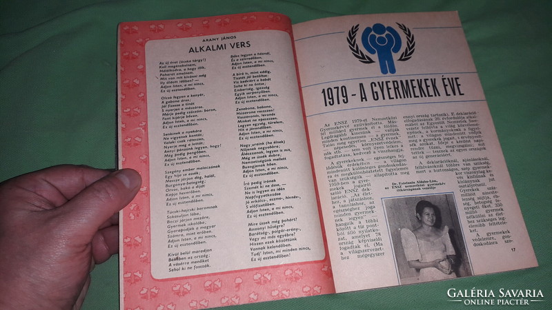 1979. éva Bozóky - women's magazine yearbook 1979 according to the pictures