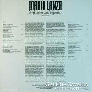 Mario Lanza - Mario Lanza Singt Seine Lieblingsarien (LP, Comp)
