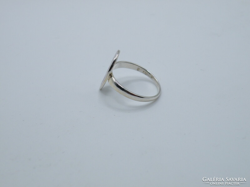 UK0172 Gyönyörű ezüst 925 gyűrű méret 59
