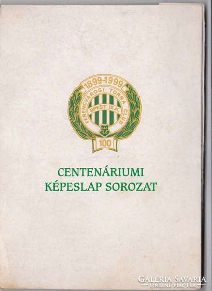 FTC Centenáriumi képeslap tokkal 1999