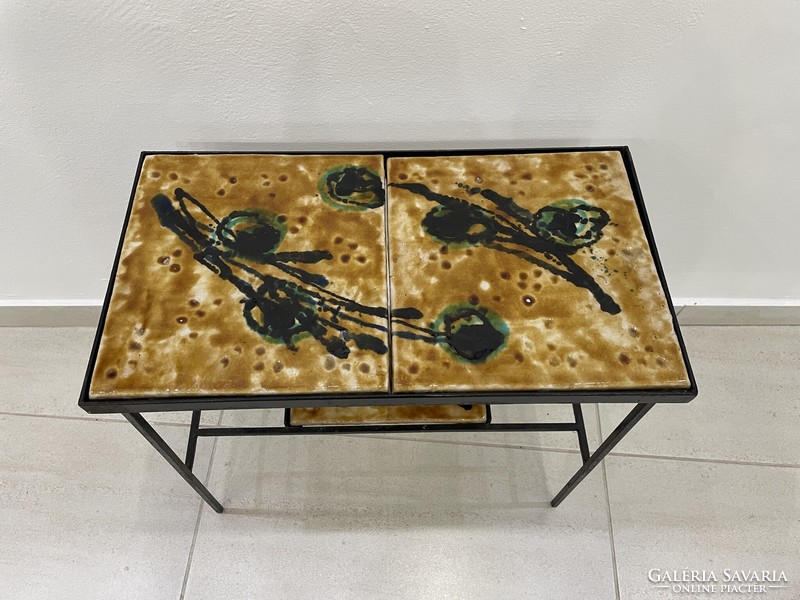 Retro ceramic iron table gallery modern mid century