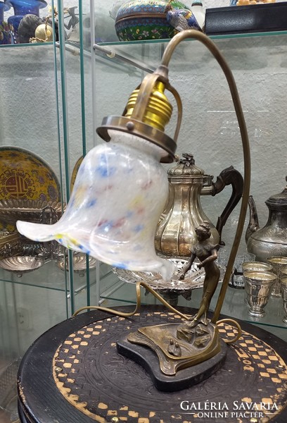 Pair of antique table lamps
