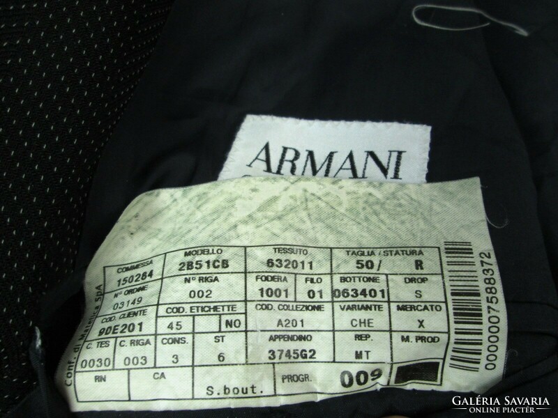 Original Armani (l - 50) elegant very serious men's wool jacket