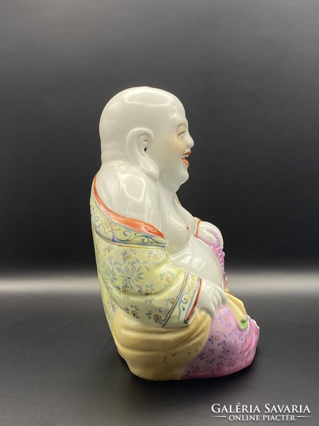 Porcelain laughing buddha
