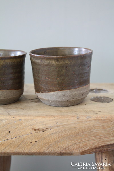 Handcrafted ceramic Japanese-style tea and coffee cups - beautiful, flawless