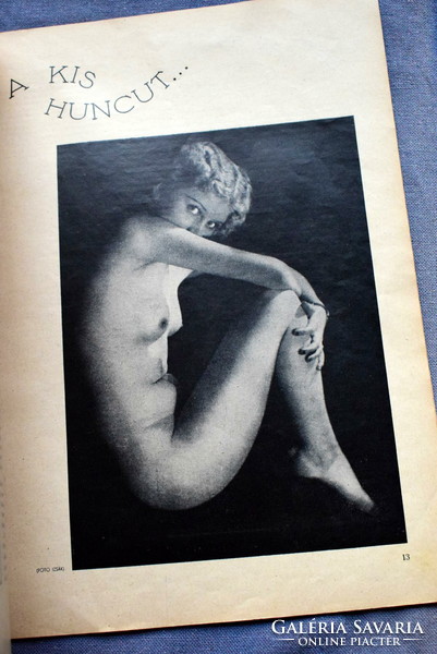 New magazine - 1935? Contemporary erotic magazine, domestic forerunner of 'playboy' - many photo illustrations