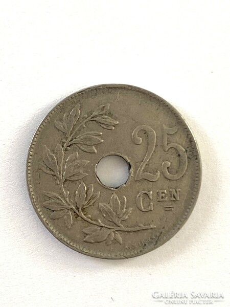 25 Centime Belgium 1922 Belgique Belga királyság