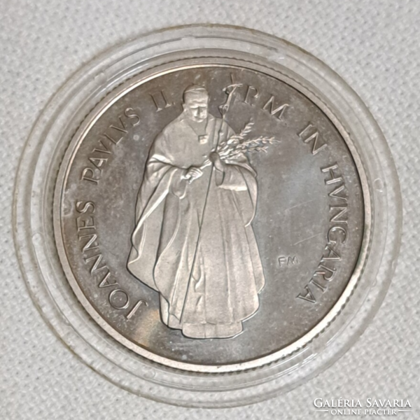 1991. II. Pope János Pál's visit to Hungary in 100 HUF capsules (g/)