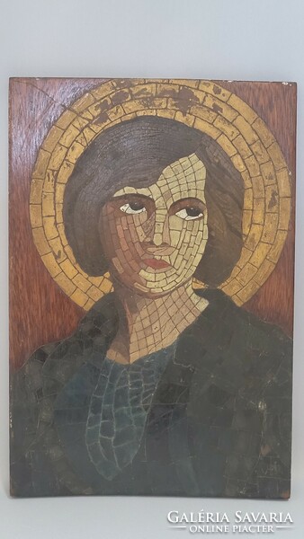 András Rác (1926-2013) mosaic relief