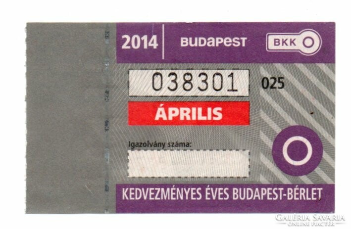 Bkv pass April 2014