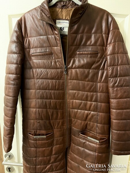 Giorgio di mare women's leather jacket xl