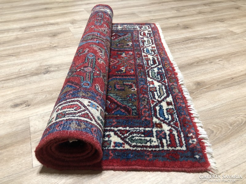 ABADEH - IRÁNI kézi csomózású gyapjú PERZSA szőnyeg, 110 x 151 cm